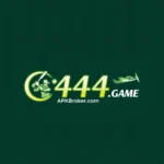 High-resolution C444 Game logo on dark green background with cricket icon and jet graphic