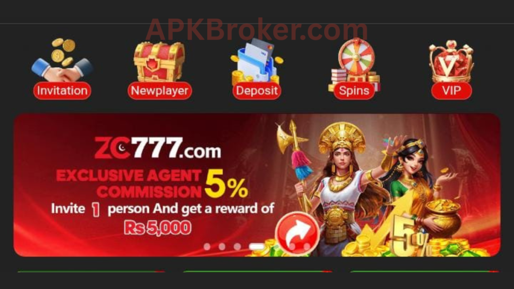 ZS777 Game referral commission of game for new users