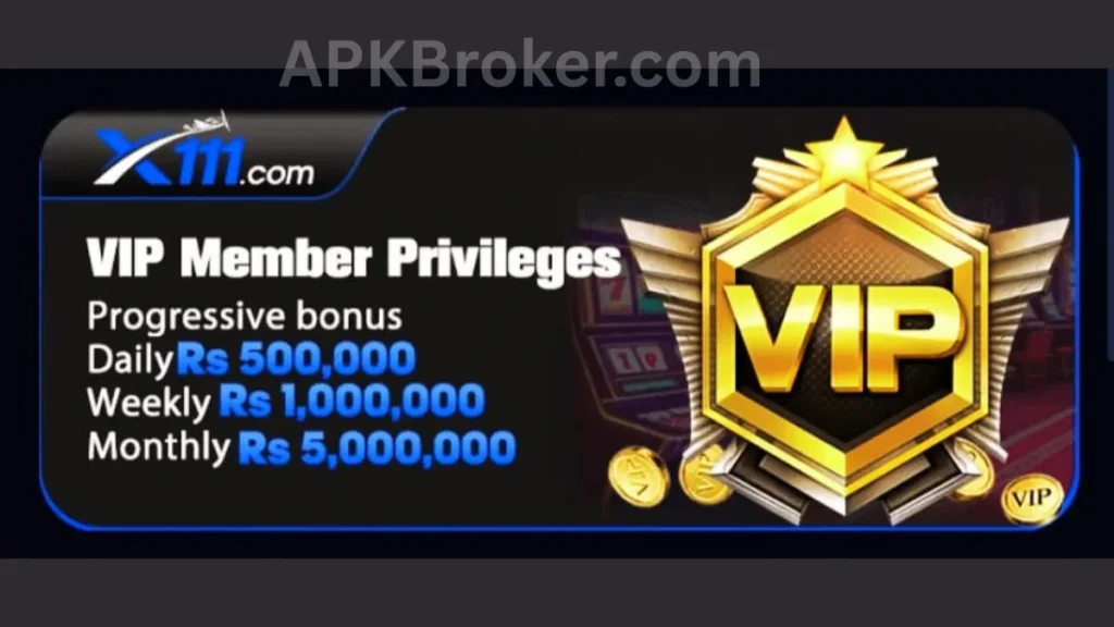 X111 Game VIP member bonuses of game