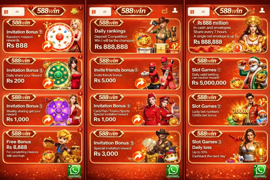 588 Win Game APK permotion center of game