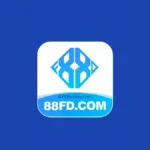 88FD Game.com logo icon with blue background and APKBroker branding displayed clearly