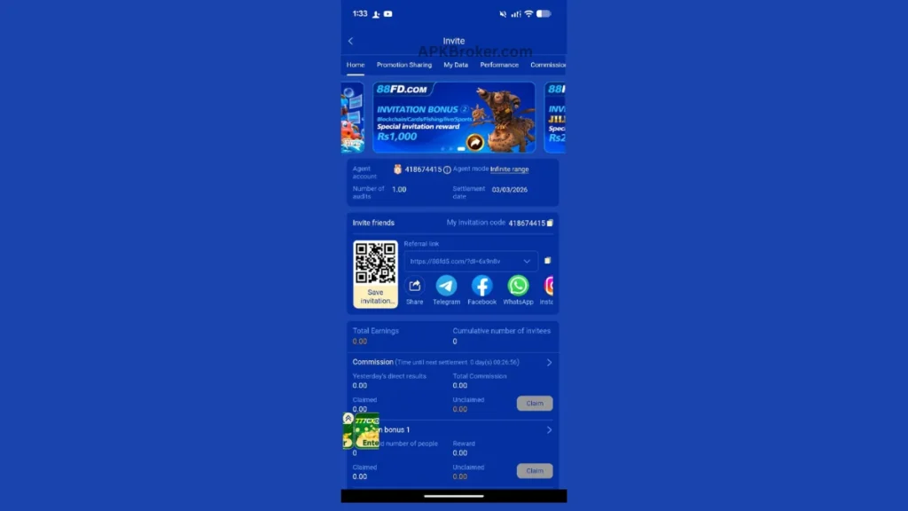 88FD Game APK Download latest Earning App For Android And iOS 1