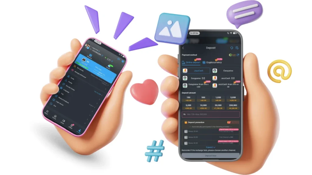 R789 Game deposit and withdraw section